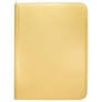 ULTRA PRO - 9 POCKET VIVID ZIPPER PRO BINDER - Yellow